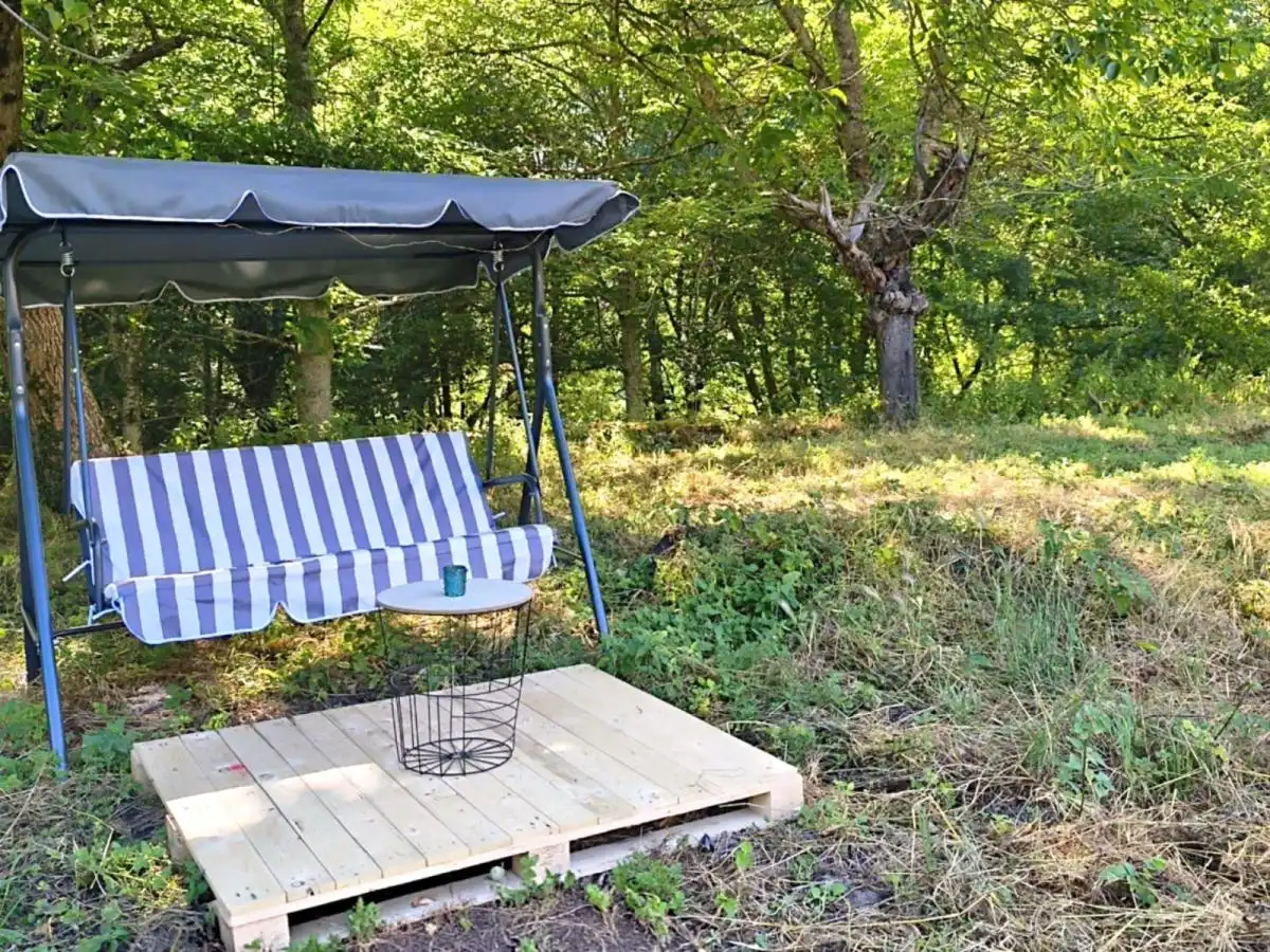 Terraza de Casa o chalet para compartir en A Pobra de Trives  con Calefacción, Amueblado y Horno
