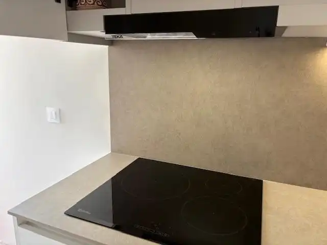 Cocina de Apartamento de alquiler en Benicasim / Benicàssim con Calefacción, Jardín privado y Terraza
