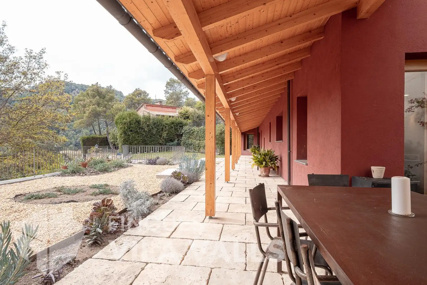 Terraza de Casa o chalet en venta en Gallifa con Aire acondicionado, Calefacción y Jardín privado
