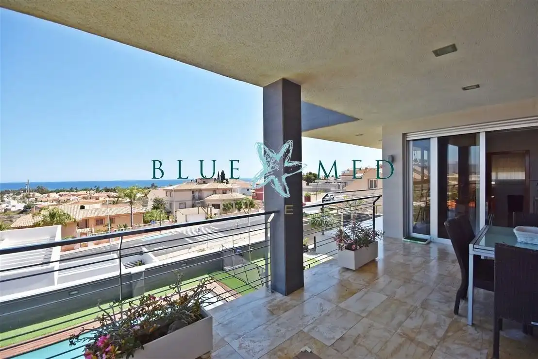 Vista exterior de Casa o chalet en venta en Mazarrón con Aire acondicionado, Calefacción y Jardín privado