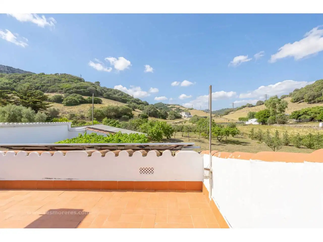 Vista exterior de Finca rústica en venda en Es Migjorn Gran amb Jardí privat i Terrassa