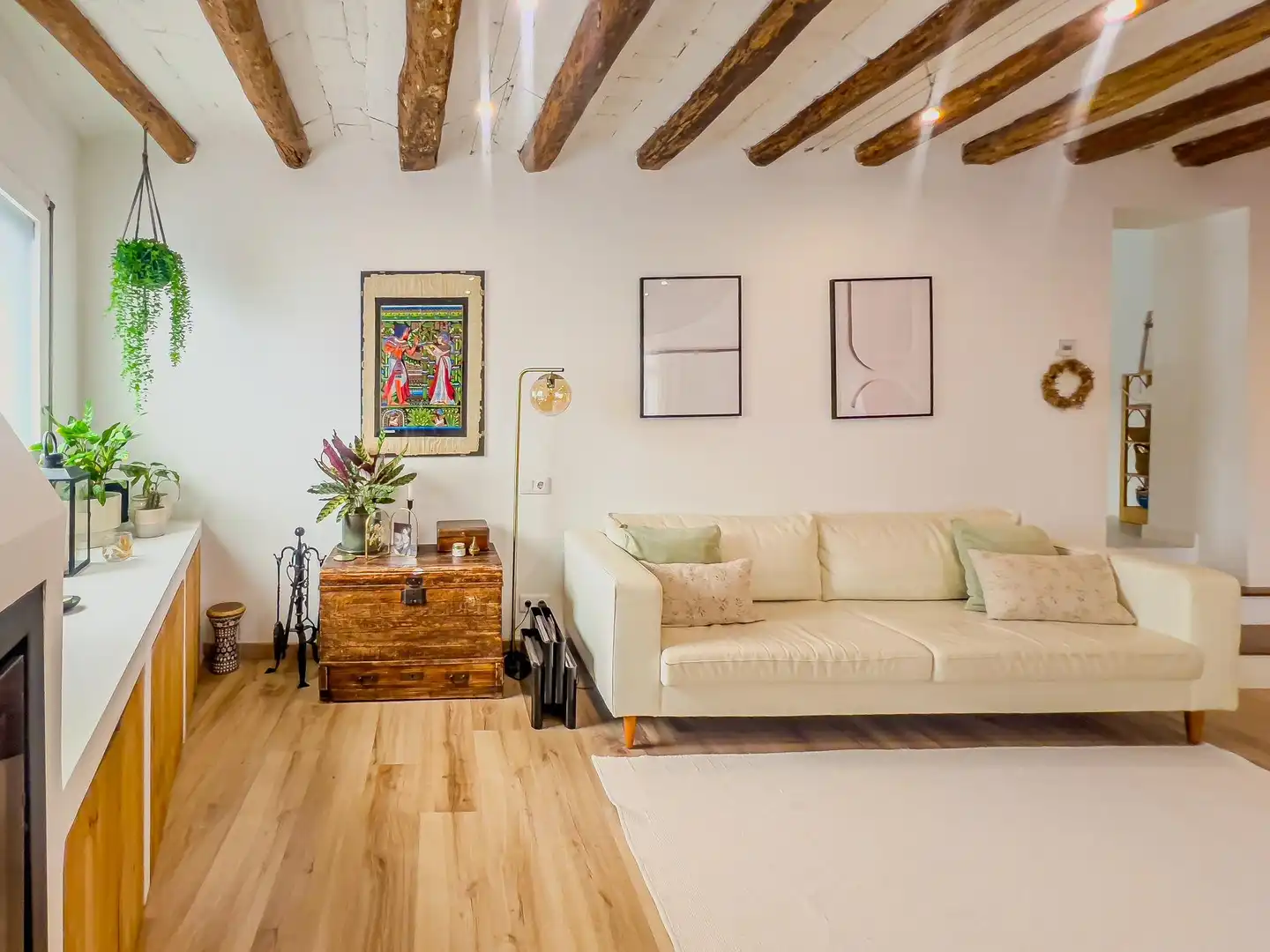 Sala de estar de Casa o chalet en venta en Molins de Rei con Aire acondicionado, Calefacción y Terraza