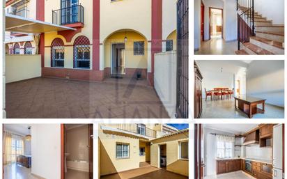 Exterior view of Single-family semi-detached for sale in Benacazón  with Air Conditioner, Heating and Private garden