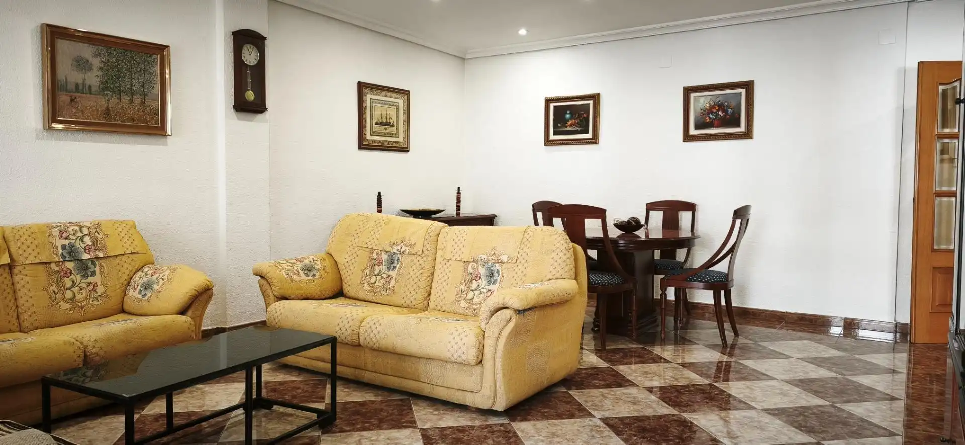 Sala d'estar de Pis de lloguer en Molina de Segura amb Aire condicionat, Calefacció i Moblat