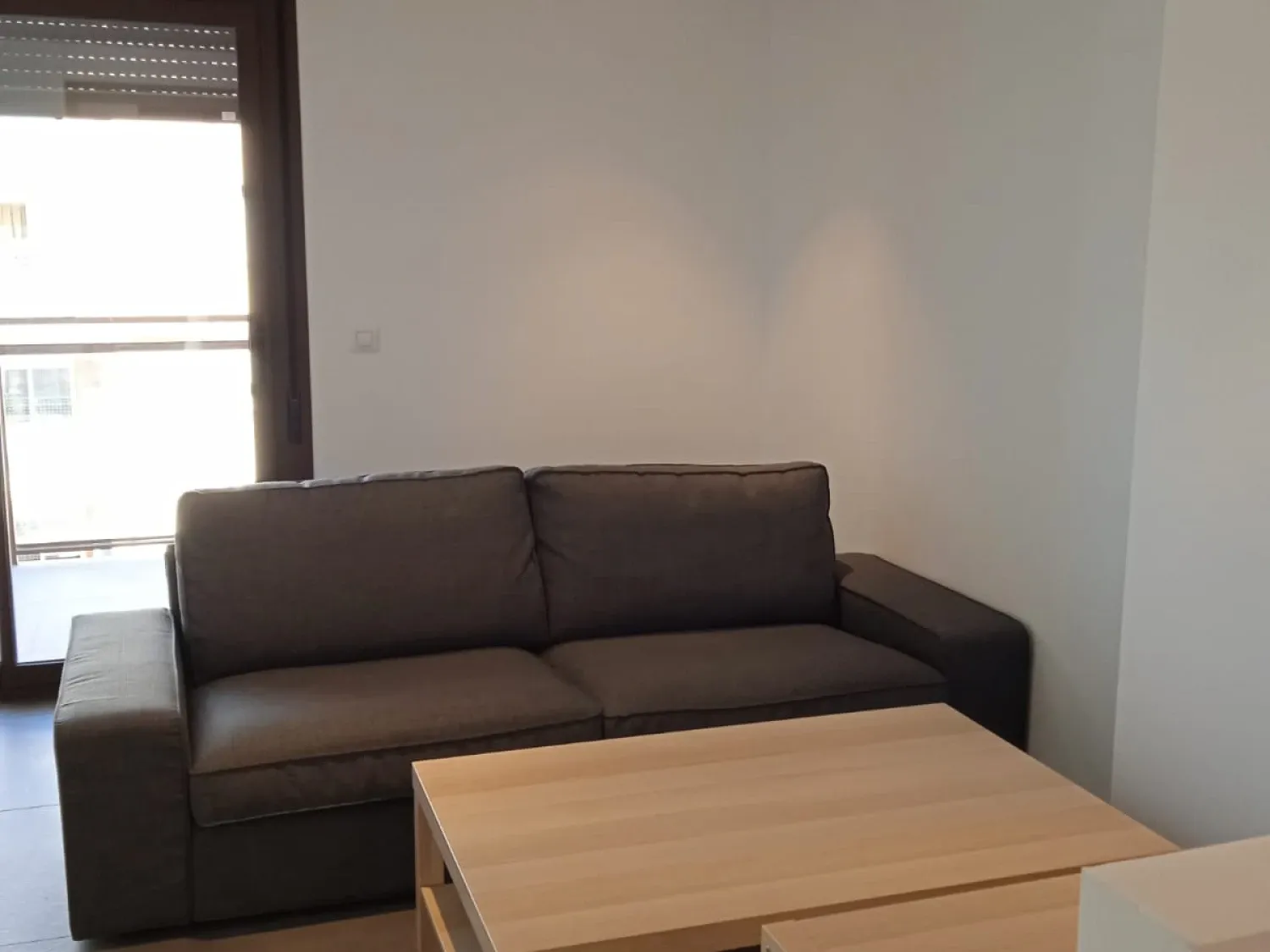 Sala d'estar de Apartament de lloguer en  Murcia Capital amb Aire condicionat, Moblat i Rentadora