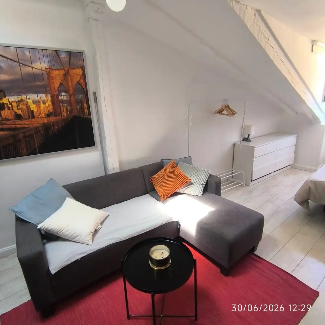 Wohnzimmer von Wohnung zur Miete in Madrid mit Klimaanlage, Heizung und Möbliert