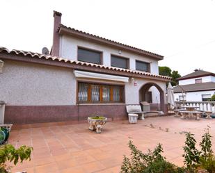 Exterior view of House or chalet for sale in Sentmenat  with Terrace, Swimming Pool and Balcony