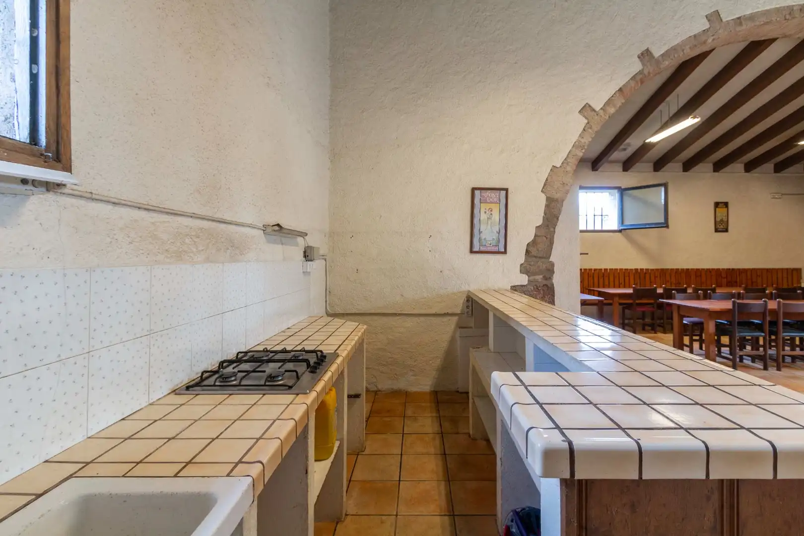 Cocina de Finca rústica en venta en Capmany con Calefacción, Jardín privado y Terraza