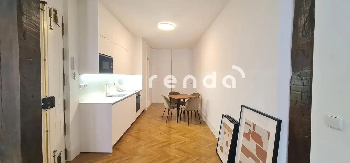 Küche von Wohnung zur Miete in Madrid mit Klimaanlage und Möbliert
