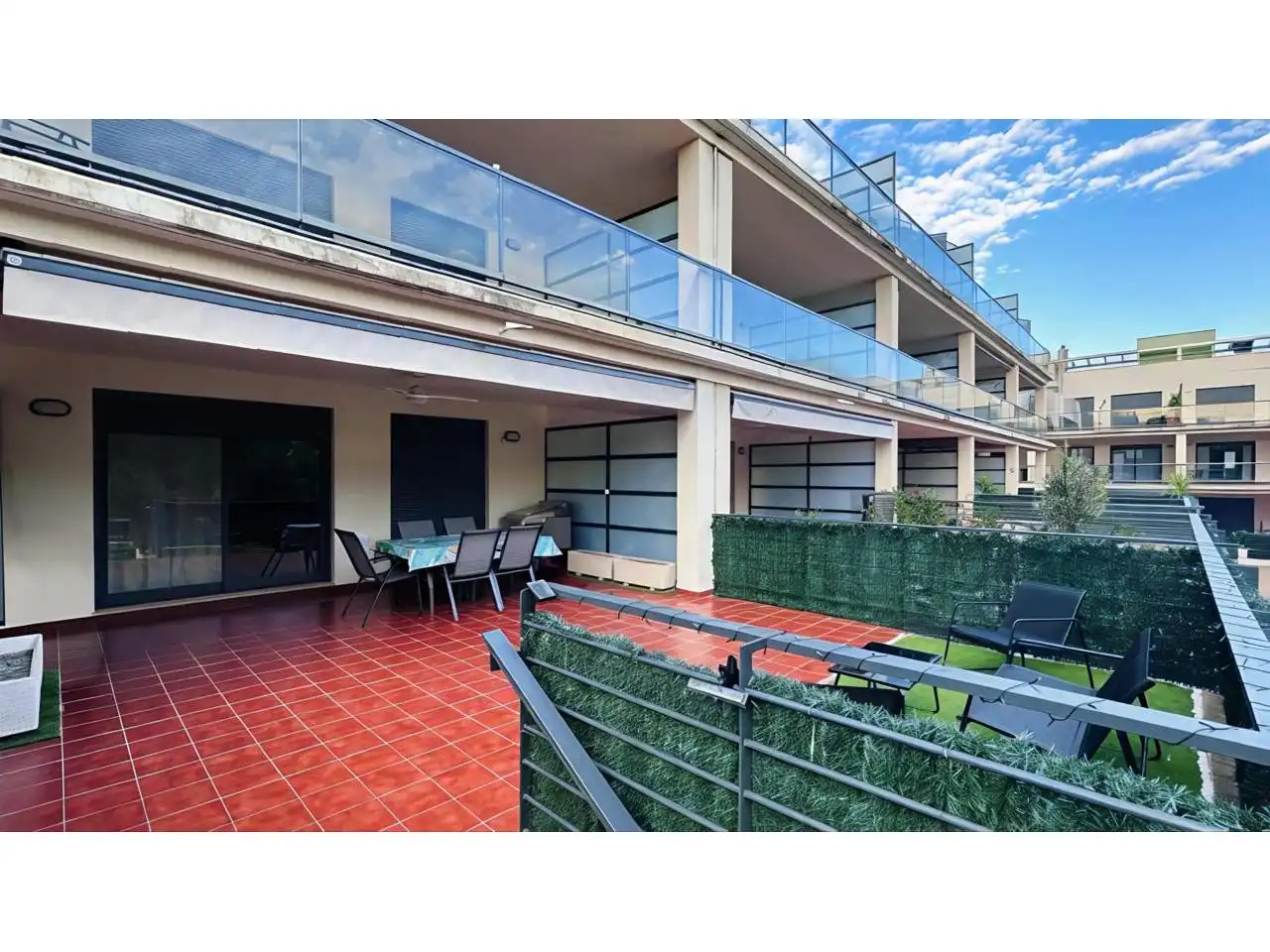 Terrasse von Wohnung zur Miete in San Jorge / Sant Jordi mit Klimaanlage, Heizung und Terrasse