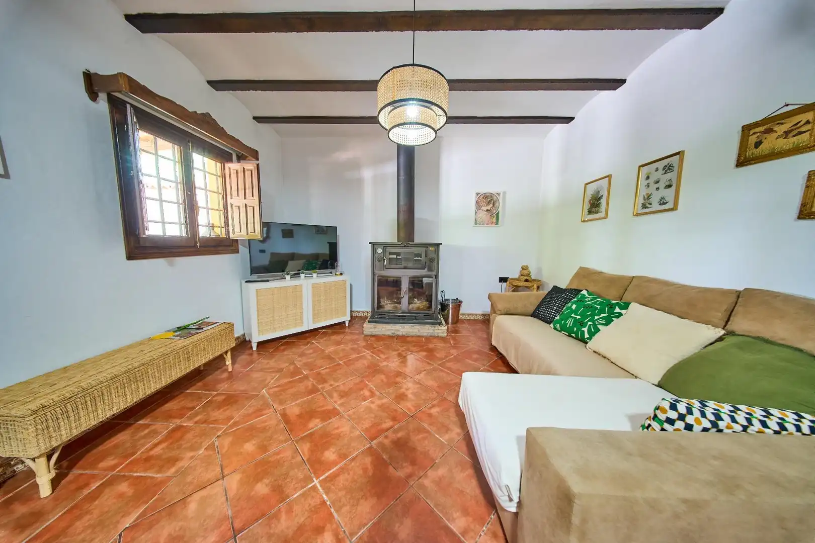 Sala d'estar de Finca rústica en venda en Baza