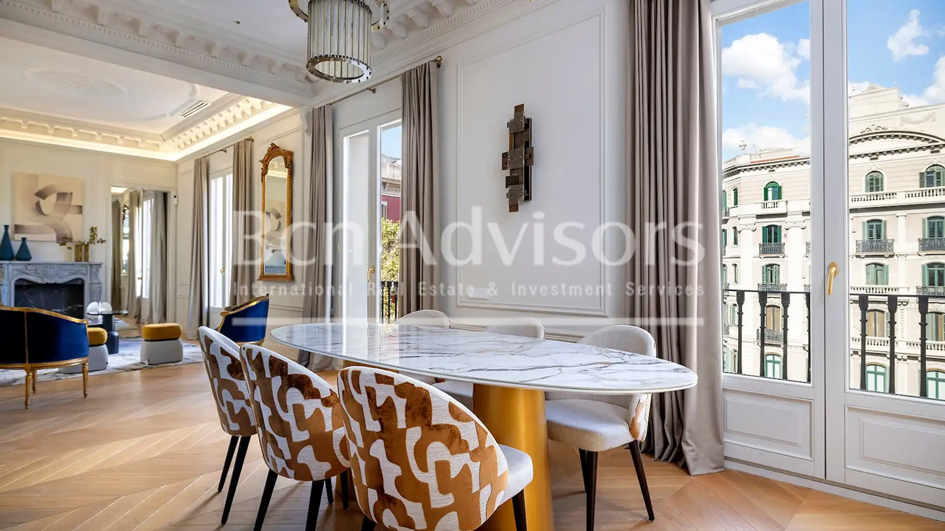 Comedor de Ático en venta en  Barcelona Capital con Aire acondicionado, Calefacción y Parquet