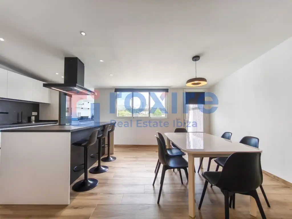 Küche von Maisonette zur Miete in Sant Josep de sa Talaia mit Klimaanlage, Terrasse und Möbliert