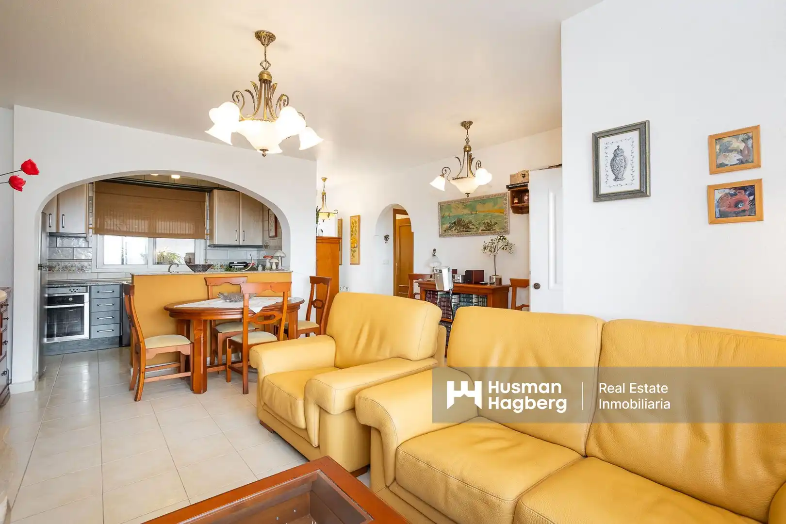 Sala d'estar de Casa adosada en venda en Cartagena amb Balcó