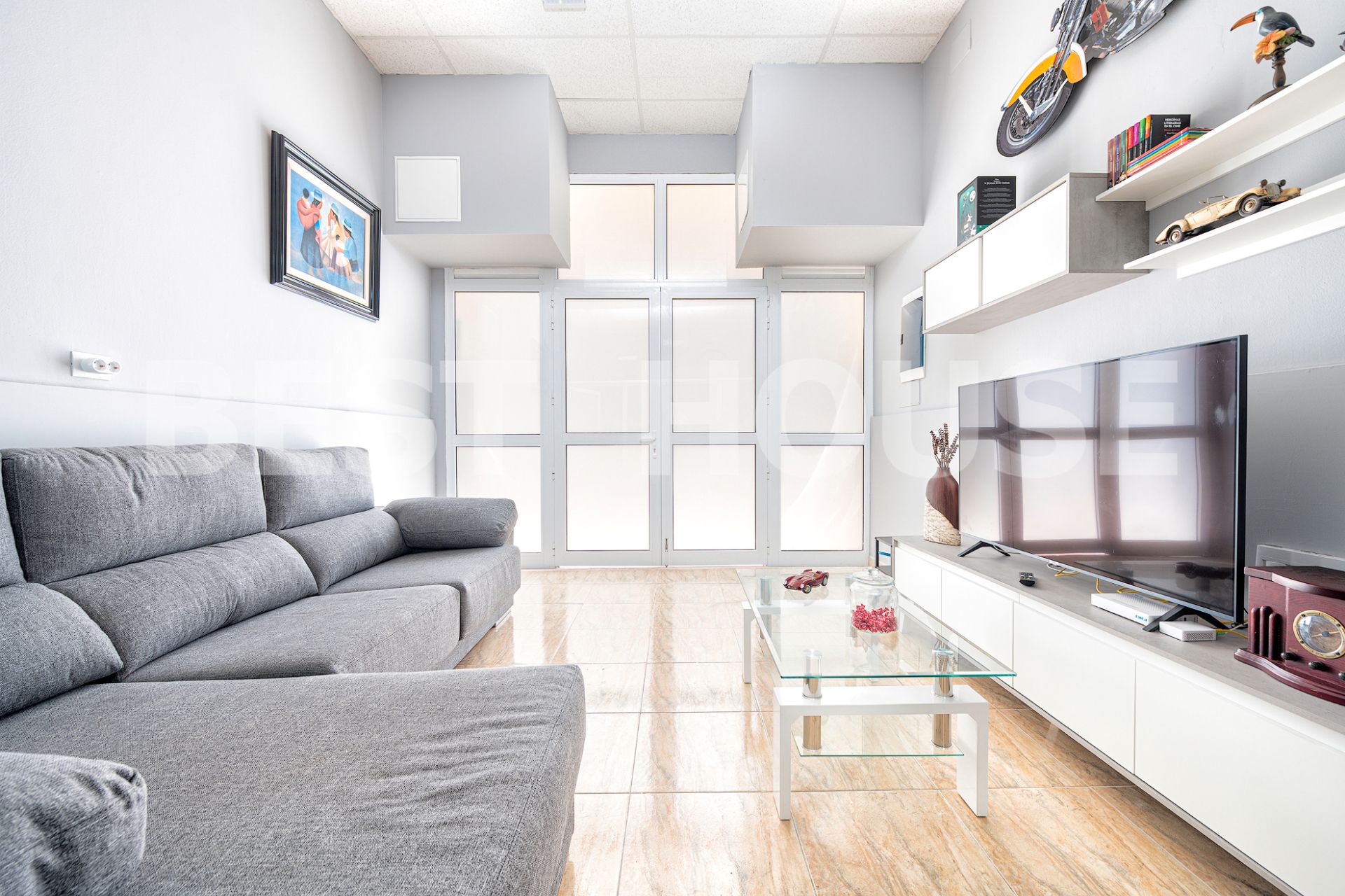 Living room of Planta baja for sale in Santa Lucía de Tirajana  with Air Conditioner and Furnished