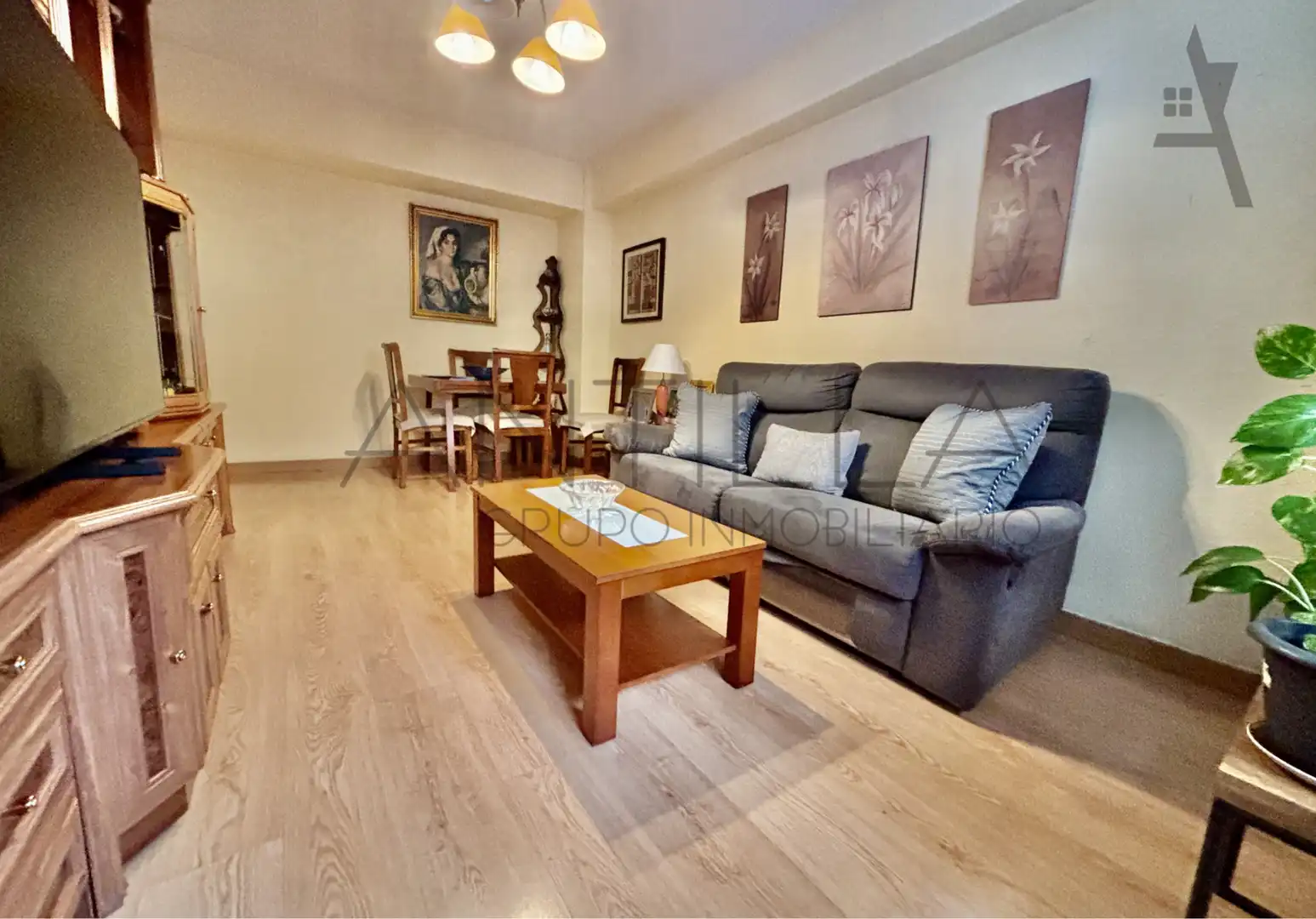 Living room of Flat for sale in Madrid  with Heating, Furnished and Alarm