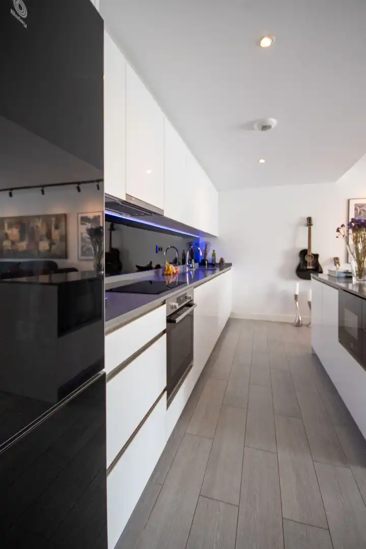 Cocina de Piso en venta en Mijas con Aire acondicionado, Jardín privado y Terraza