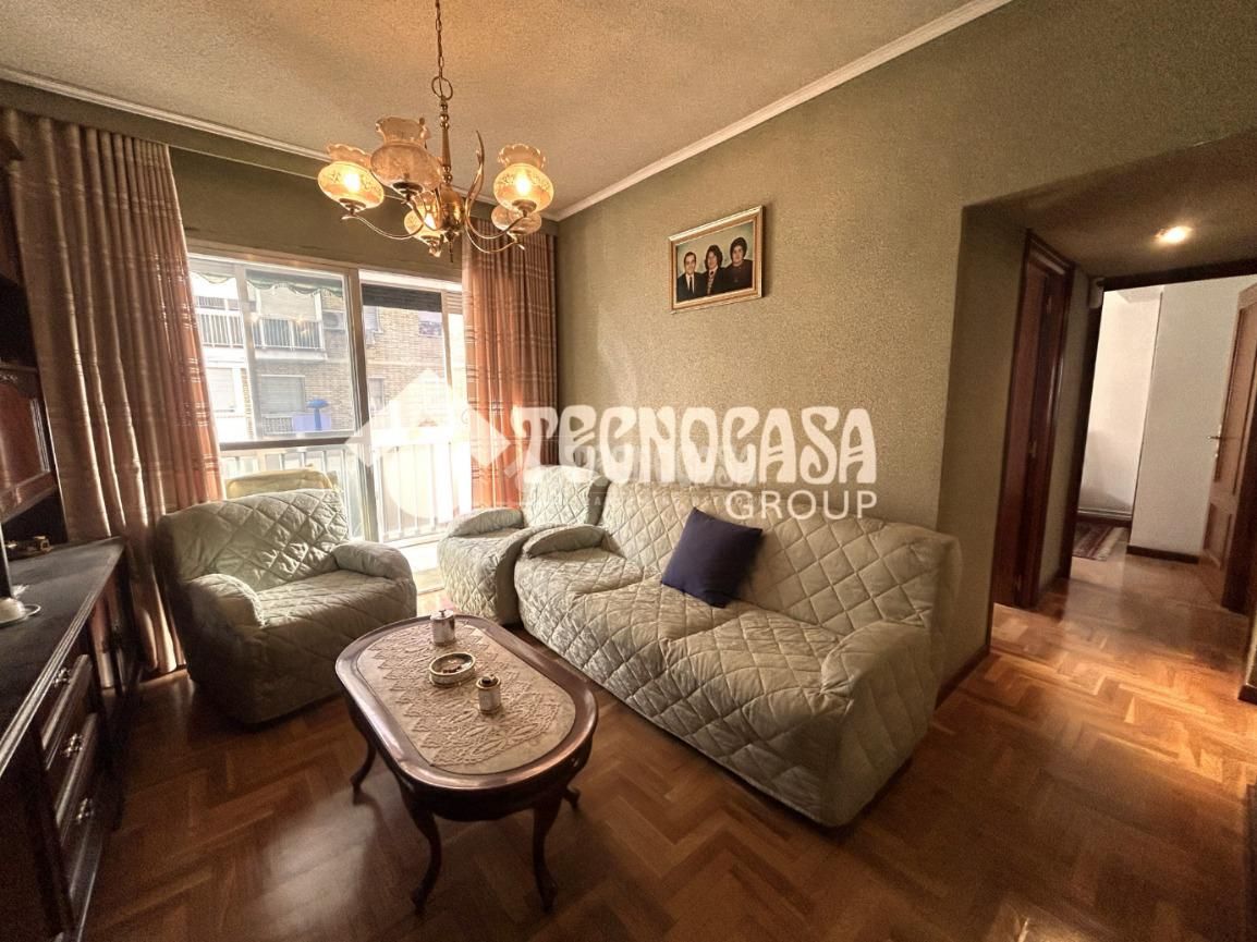 Living room of Flat for sale in Leganés  with Heating, Terrace and Furnished