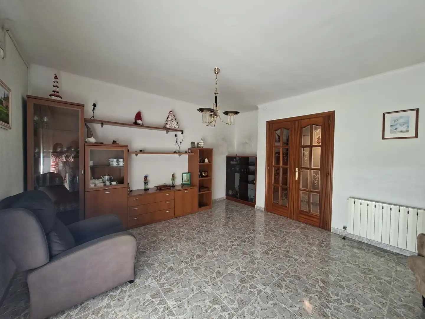 Sala de estar de Piso en venta en Valls con Calefacción, Trastero y Amueblado