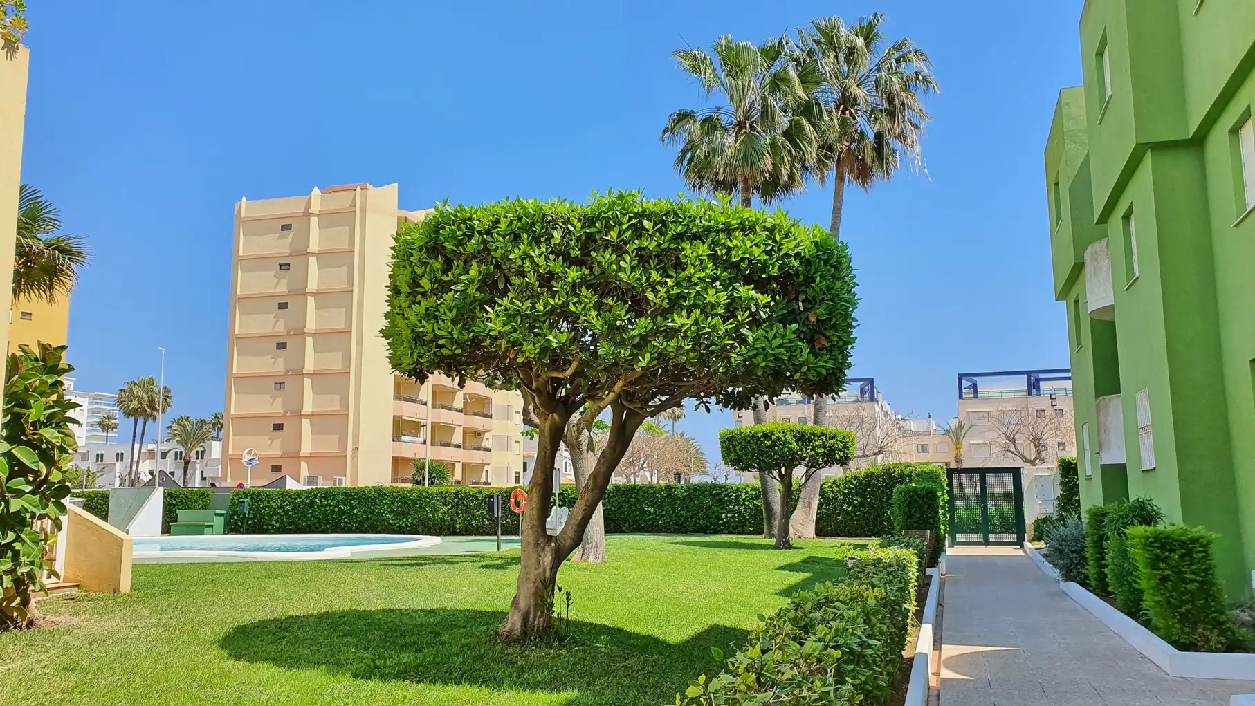 Jardín de Apartamento de alquiler en Xeraco con Terraza, Amueblado y Horno