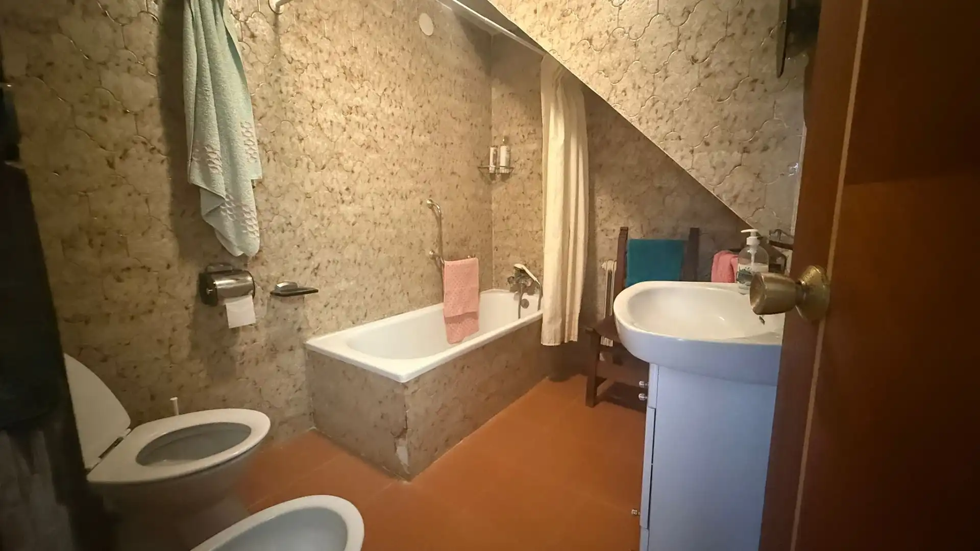 Badezimmer von Maisonette zum Verkauf in Morella mit Heizung, Möbliert und Balkon