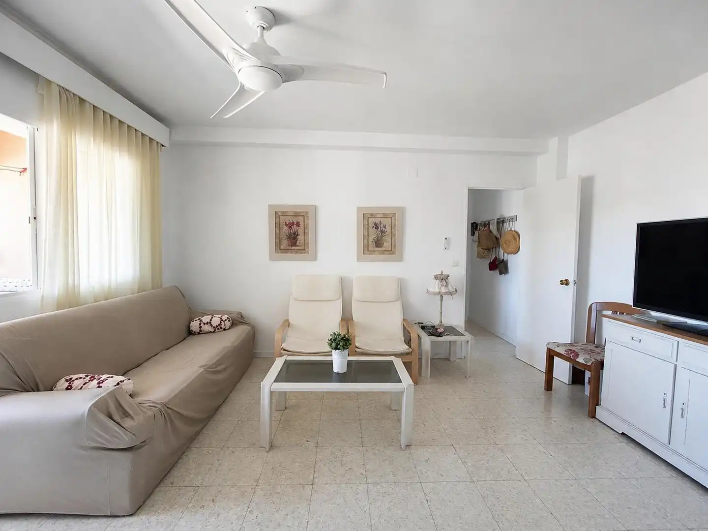 Wohnzimmer von Wohnung zum Verkauf in Chipiona mit Terrasse und Möbliert