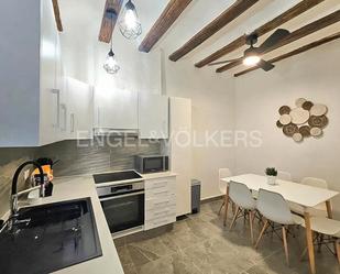 Cuina de Apartament de lloguer en  Valencia Capital amb Calefacció