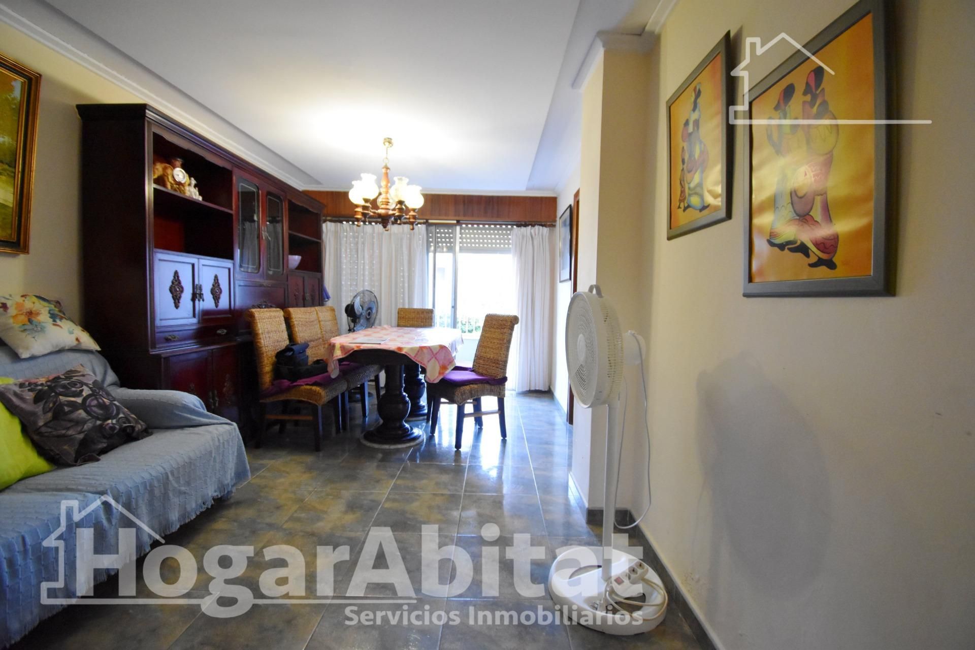 Sala d'estar de Pis en venda en Bellreguard amb Jardí privat i Terrassa