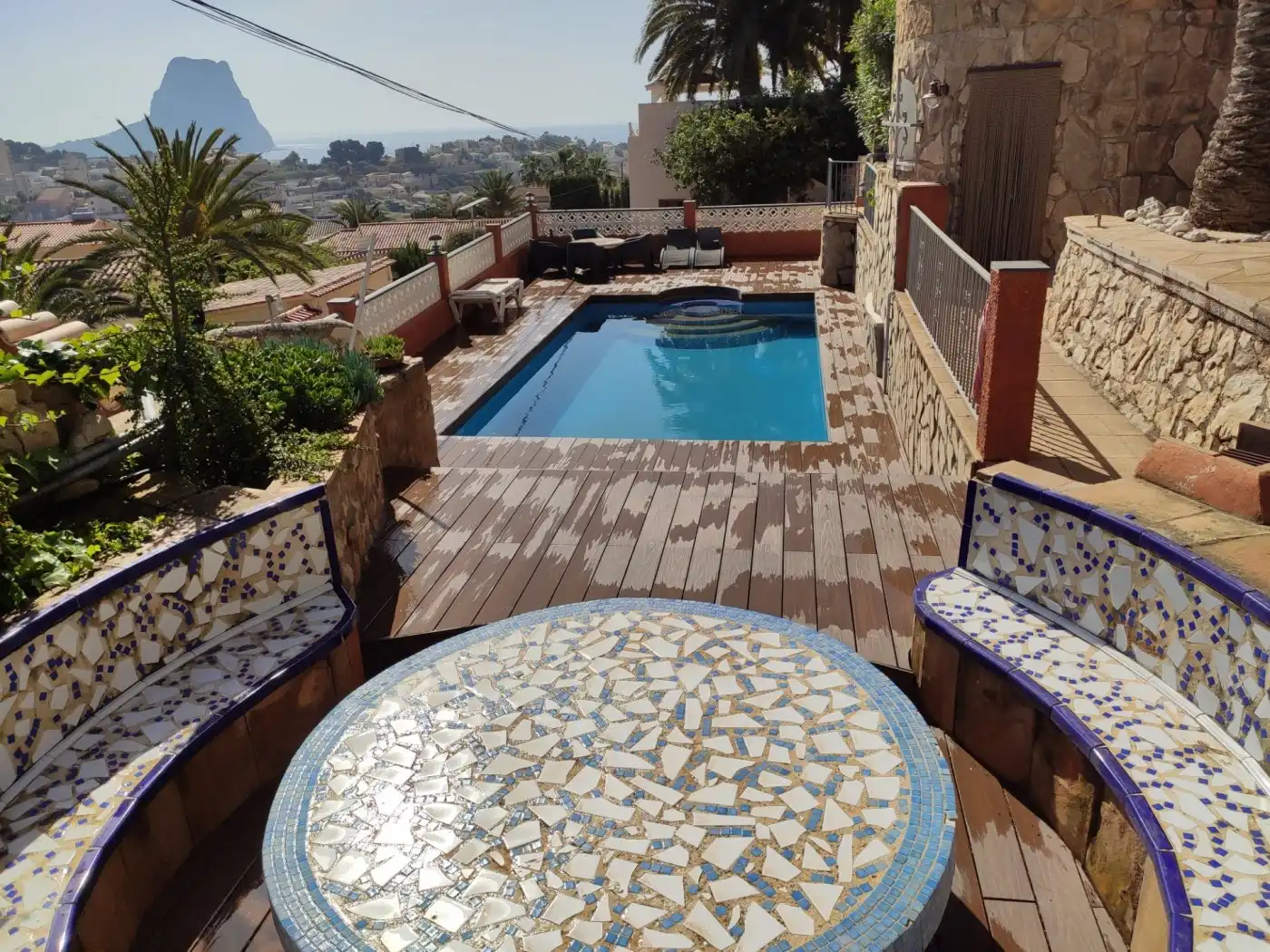 Piscina de Casa o xalet en venda en Calpe / Calp amb Aire condicionat, Calefacció i Jardí privat