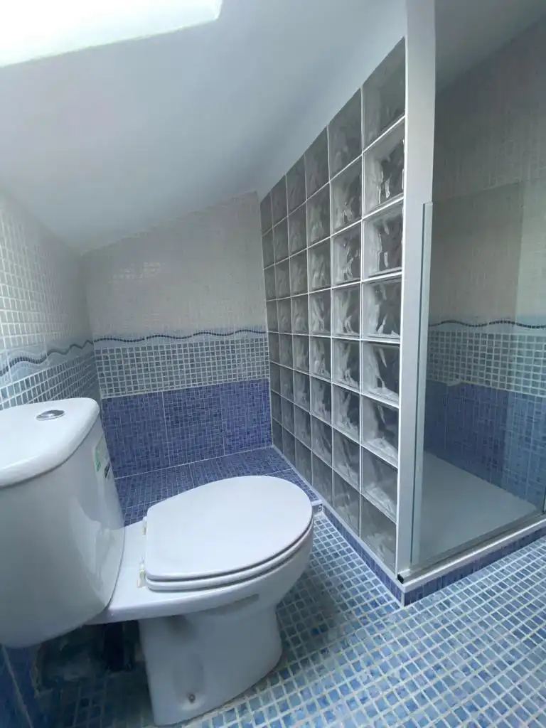 Bany de Casa o xalet en venda en Casarrubios del Monte amb Jardí privat, Piscina i Moblat