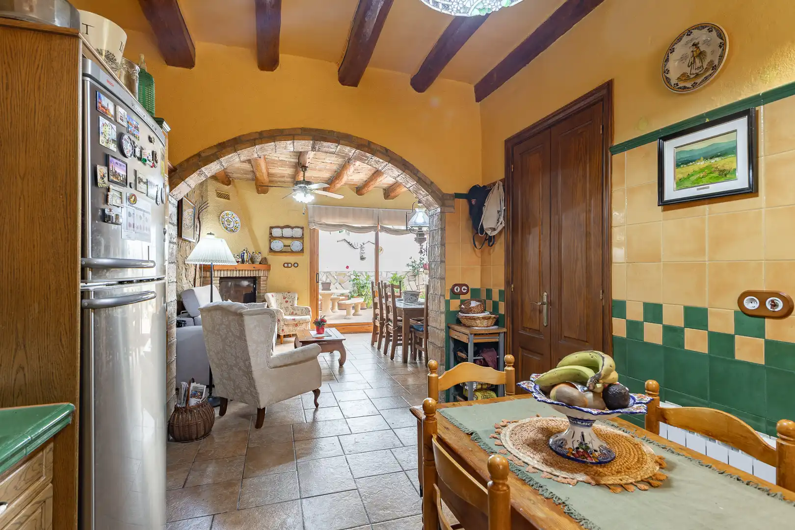 Cocina de Casa adosada en venta en Torrelavit con Calefacción y Terraza