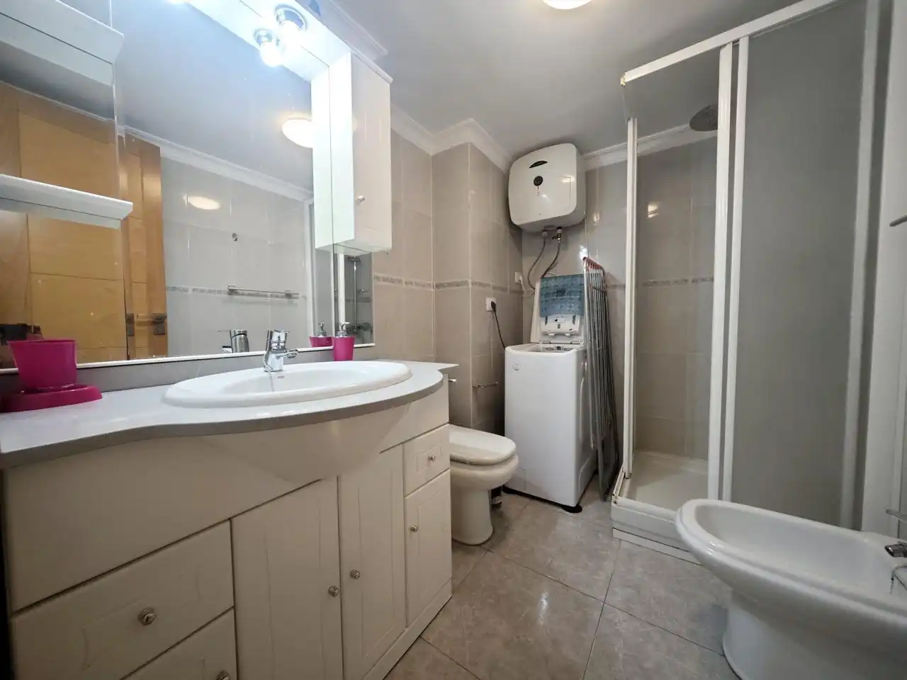 Badezimmer von Wohnungen zur Miete in San Bartolomé de Tirajana mit Terrasse, Schwimmbad und Möbliert