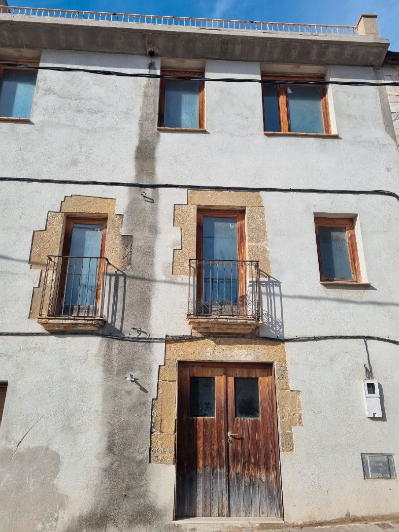 Exterior view of Single-family semi-detached for sale in Monistrol de Calders  with Private garden, Terrace and Balcony