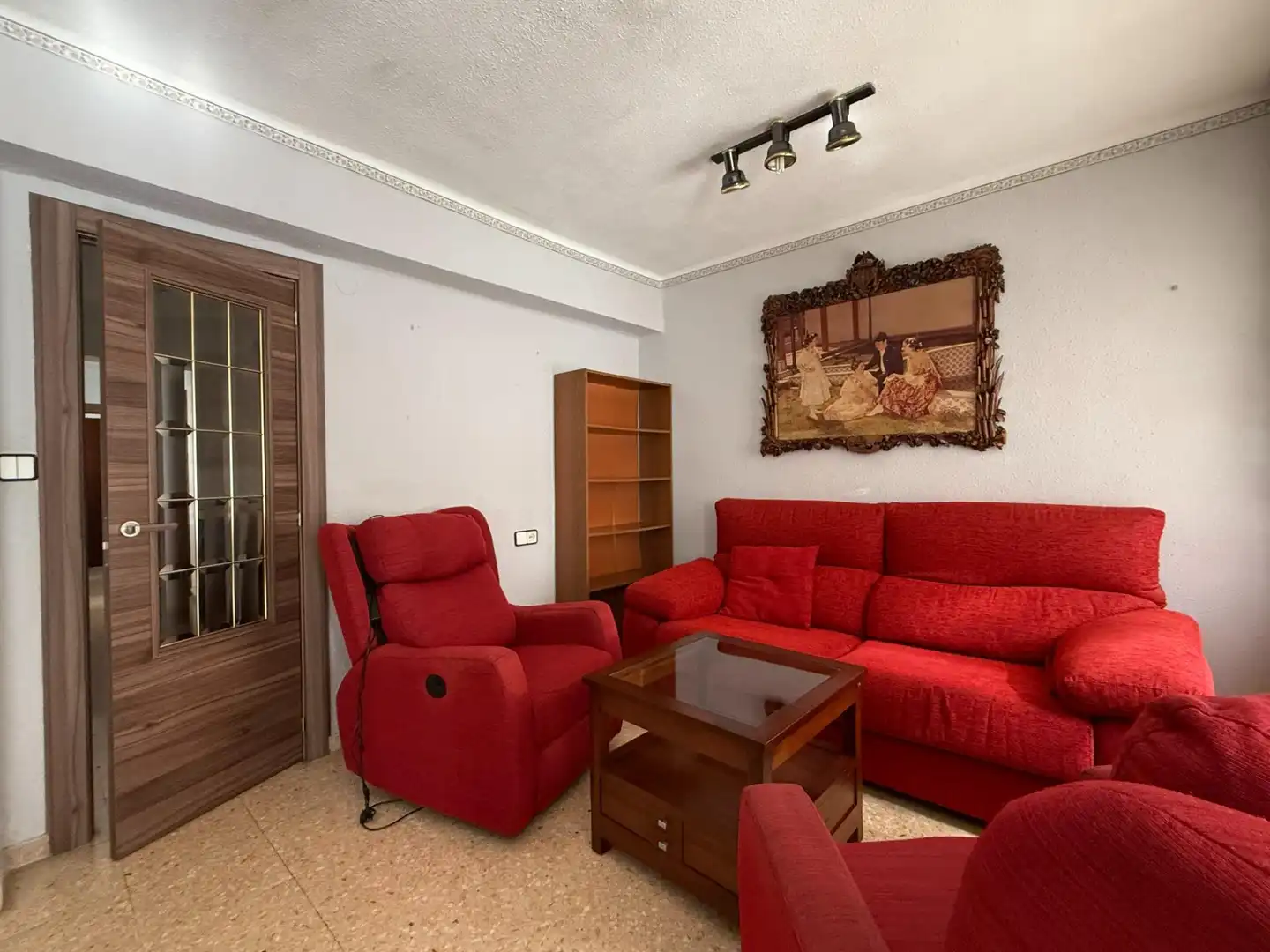 Living room of Flat for sale in Benetússer  with Air Conditioner, Heating and Balcony