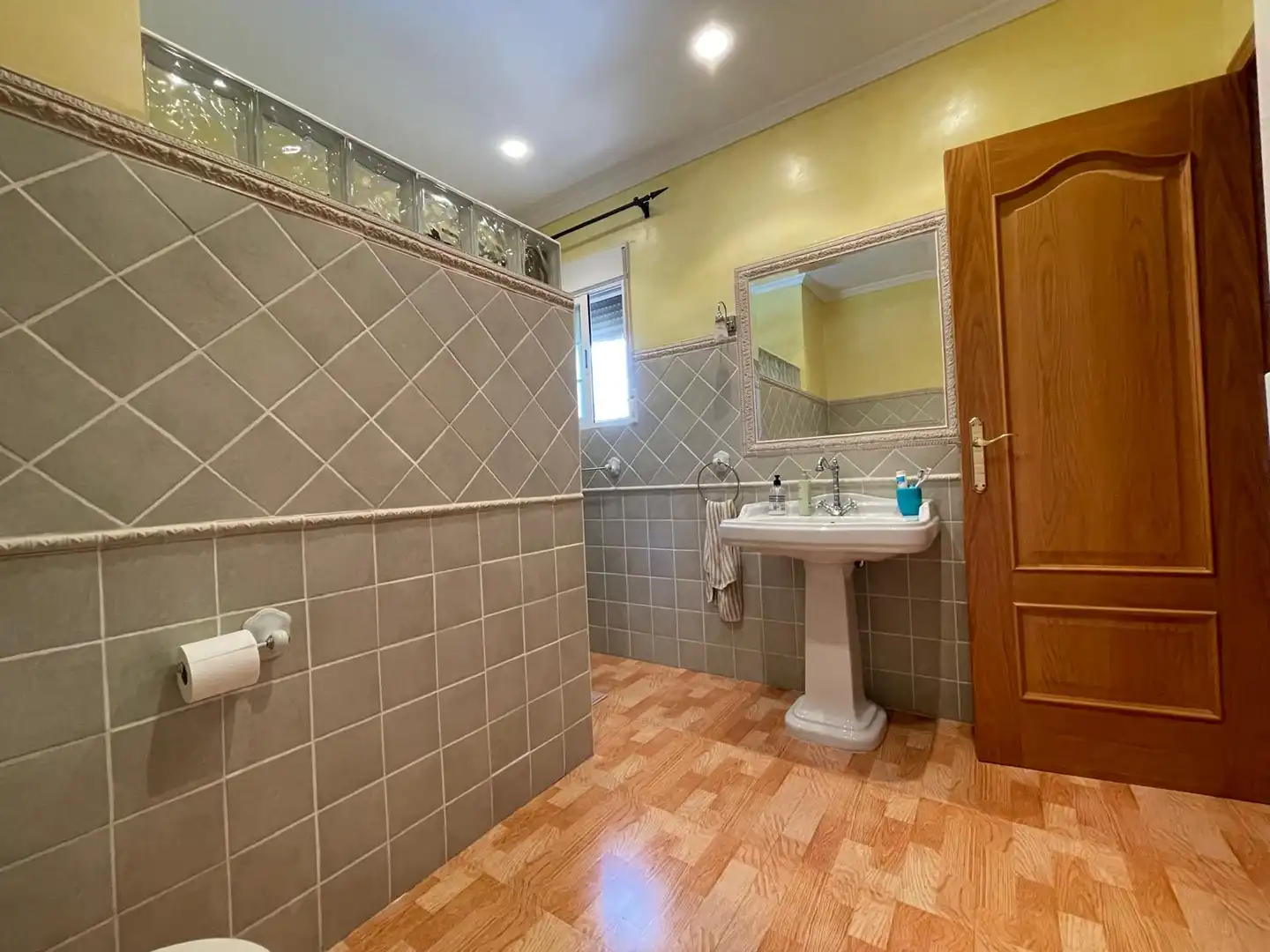Badezimmer von Haus oder Chalet zum Verkauf in Mazarrón mit Klimaanlage, Heizung und Privatgarten