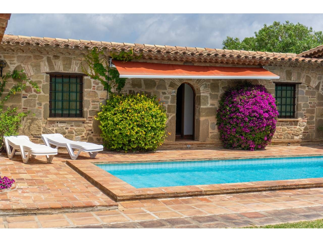 Jardí de Finca rústica en venda en Castell d'Aro, Platja d'Aro i s'Agaró amb Calefacció, Jardí privat i Terrassa