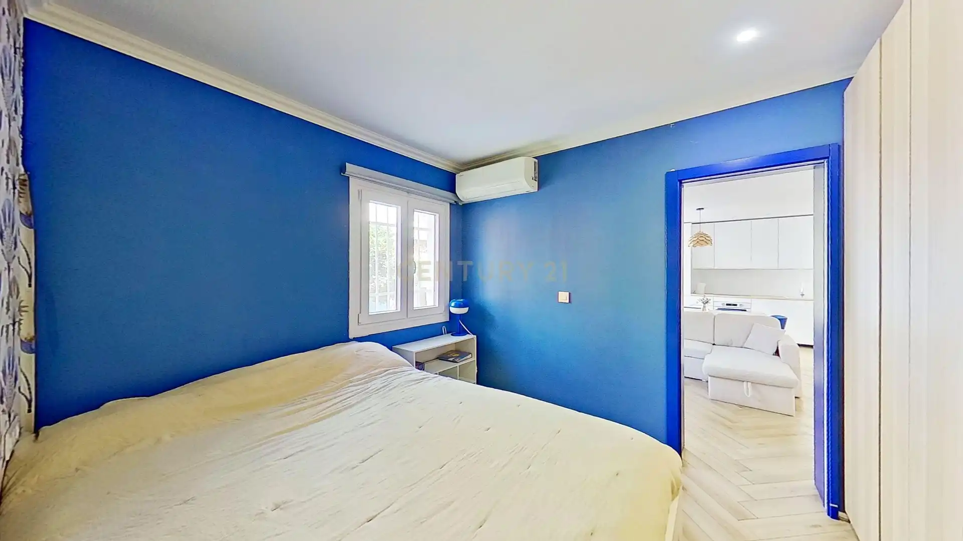 Bedroom of Flat for sale in Málaga  with Air Conditioner, Washing machine and Balcony