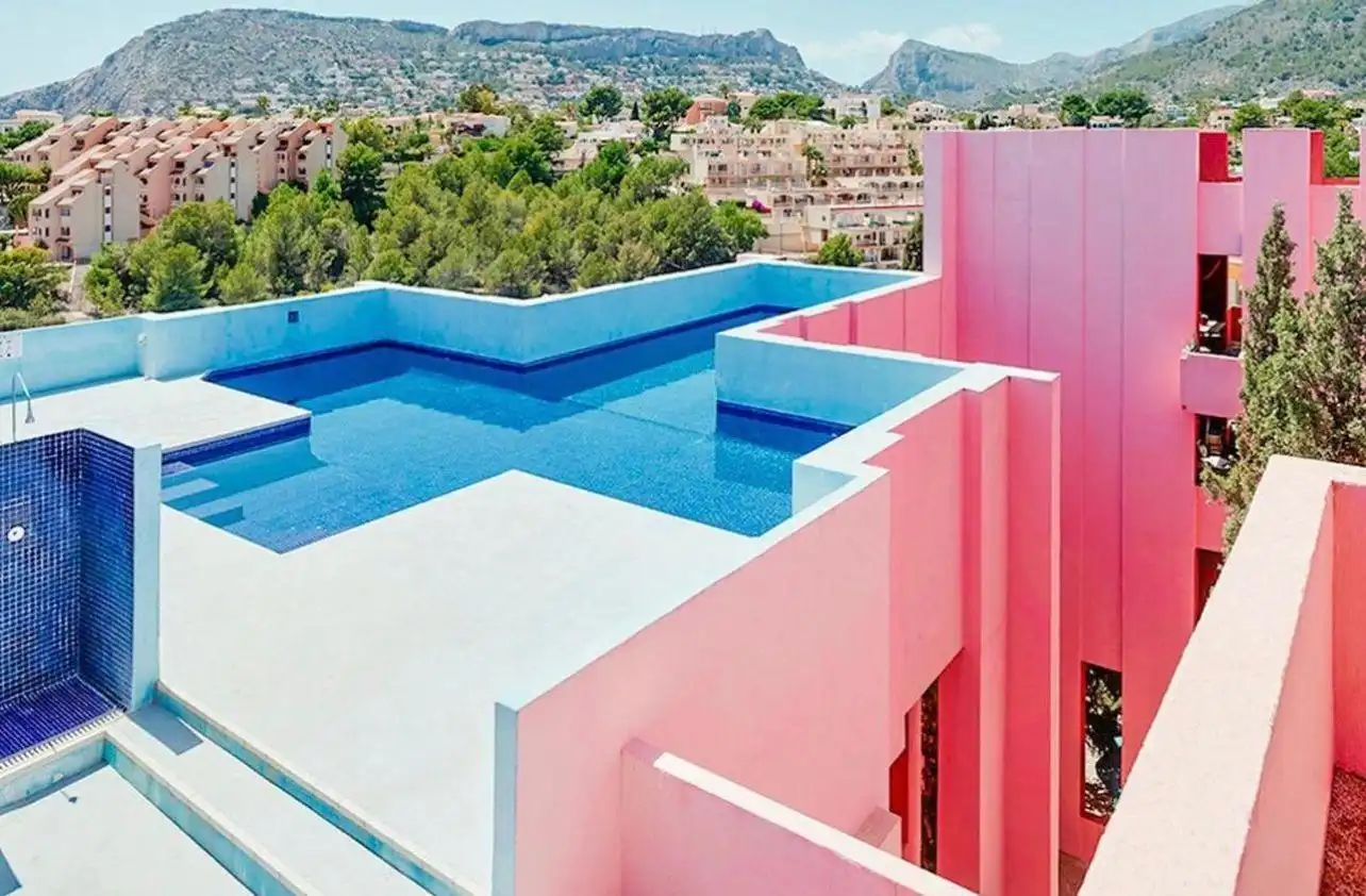 Piscina de Apartamento en venta en Calpe / Calp con Aire acondicionado, Calefacción y Jardín privado
