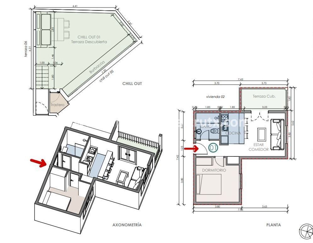 Apartament en venda en Ciutadella de Menorca amb Terrassa i Piscina comunitària
