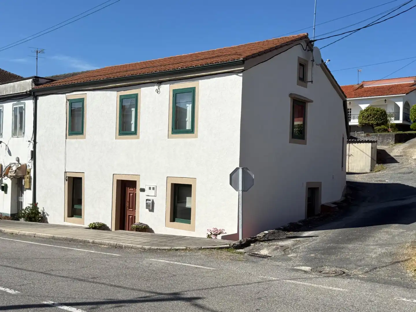 Vista exterior de Finca rústica en venda en Rianxo amb Calefacció, Jardí privat i Moblat