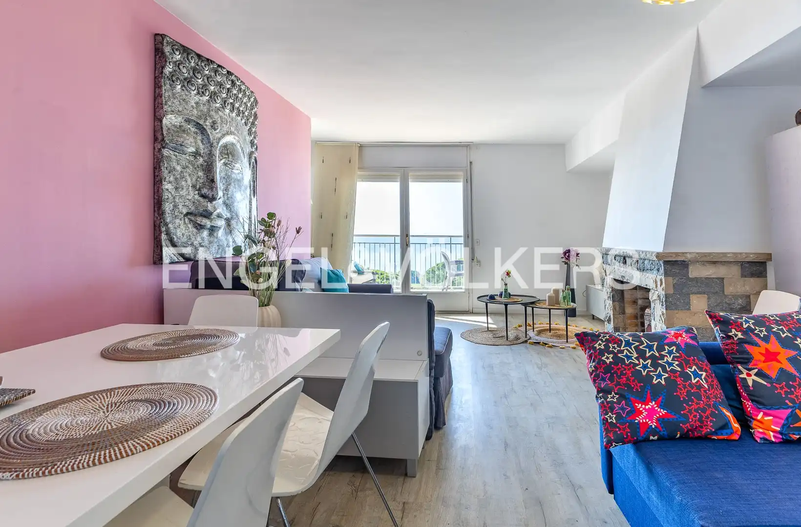 Living room of Flat for sale in Malgrat de Mar  with Heating, Parquet flooring and Terrace