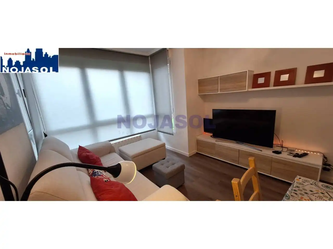 Sala de estar de Apartamento de alquiler en Noja con Calefacción, Parquet y Terraza