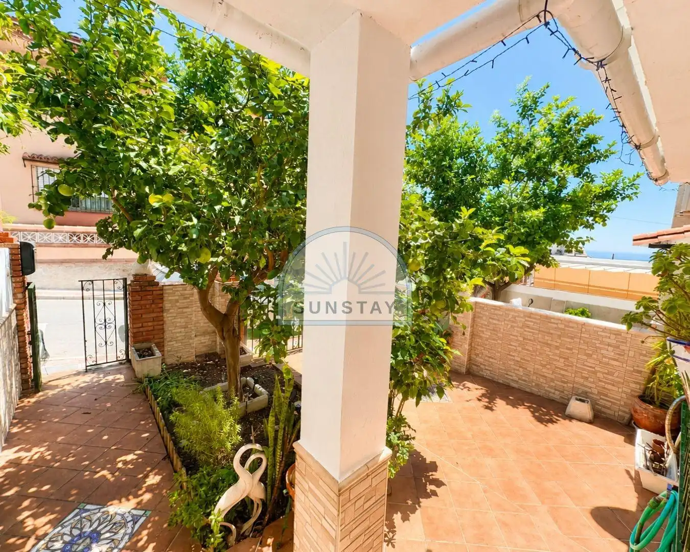 Terrasse von Haus oder Chalet zur Miete in Benalmádena mit Klimaanlage, Terrasse und Abstellraum