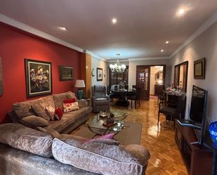 Living room of Flat for sale in Oviedo   with Heating, Parquet flooring and Terrace
