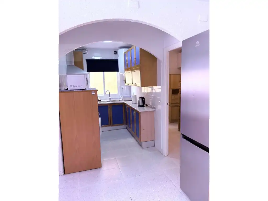 Cuina de Apartament en venda en Mazarrón amb Aire condicionat, Moblat i Piscina comunitària