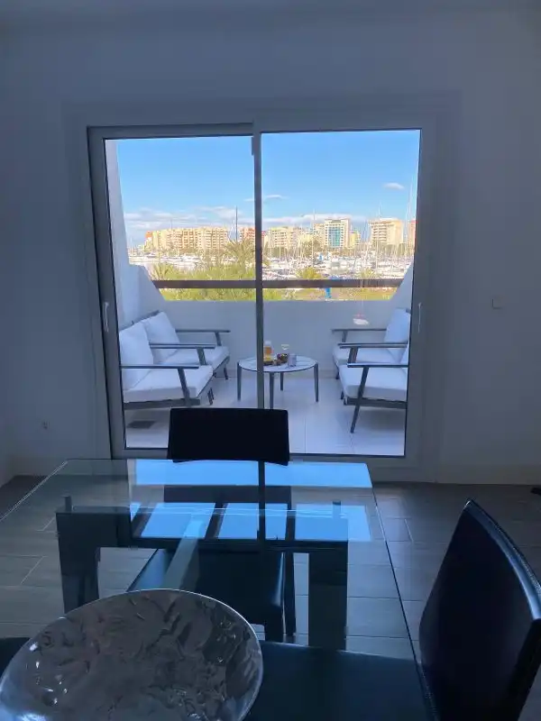 Terraza de Dúplex en venta en La Manga del Mar Menor con Aire acondicionado, Calefacción y Jardín privado