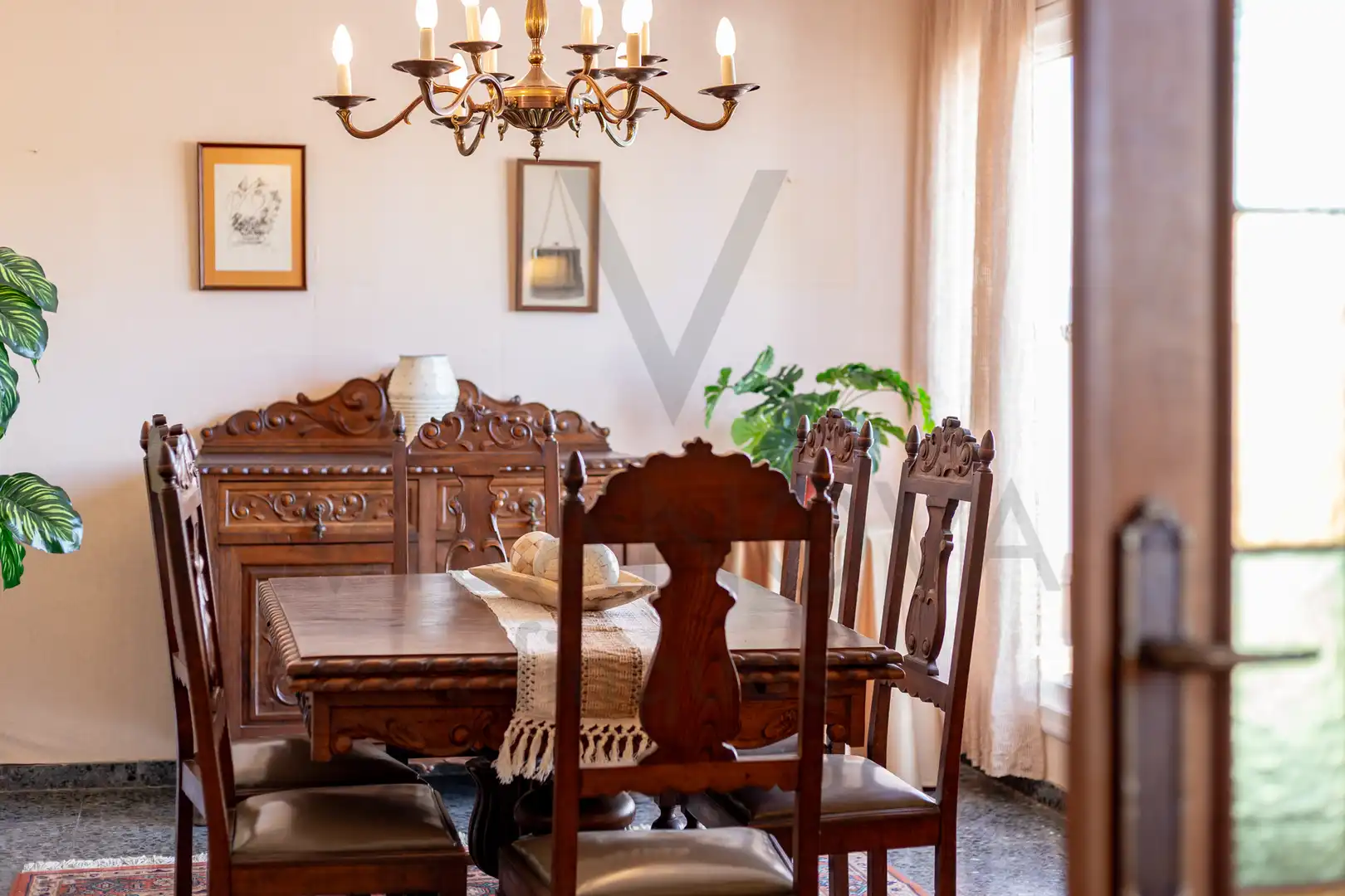 Esszimmer von Dachboden zum Verkauf in Reus mit Heizung, Terrasse und Abstellraum