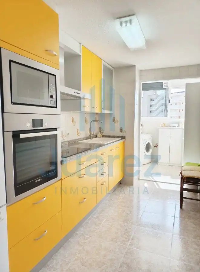 Küche von Wohnung zur Miete in Alicante / Alacant mit Klimaanlage, Terrasse und Möbliert
