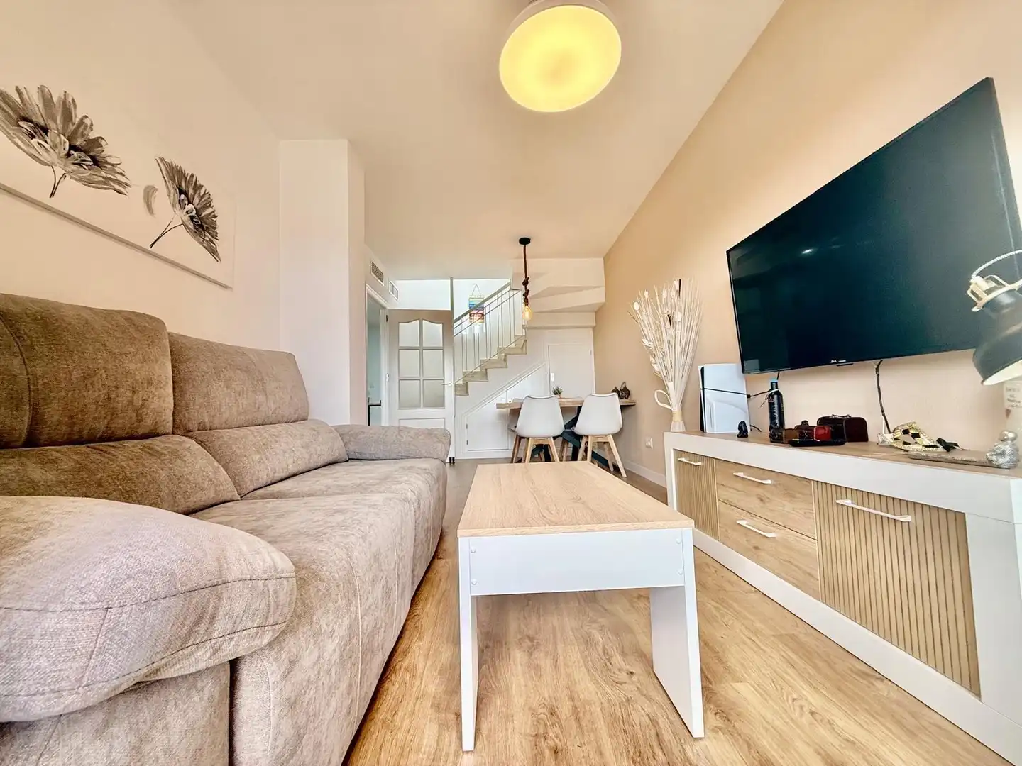 Sala d'estar de Àtic en venda en San Pedro del Pinatar amb Aire condicionat, Calefacció i Terrassa