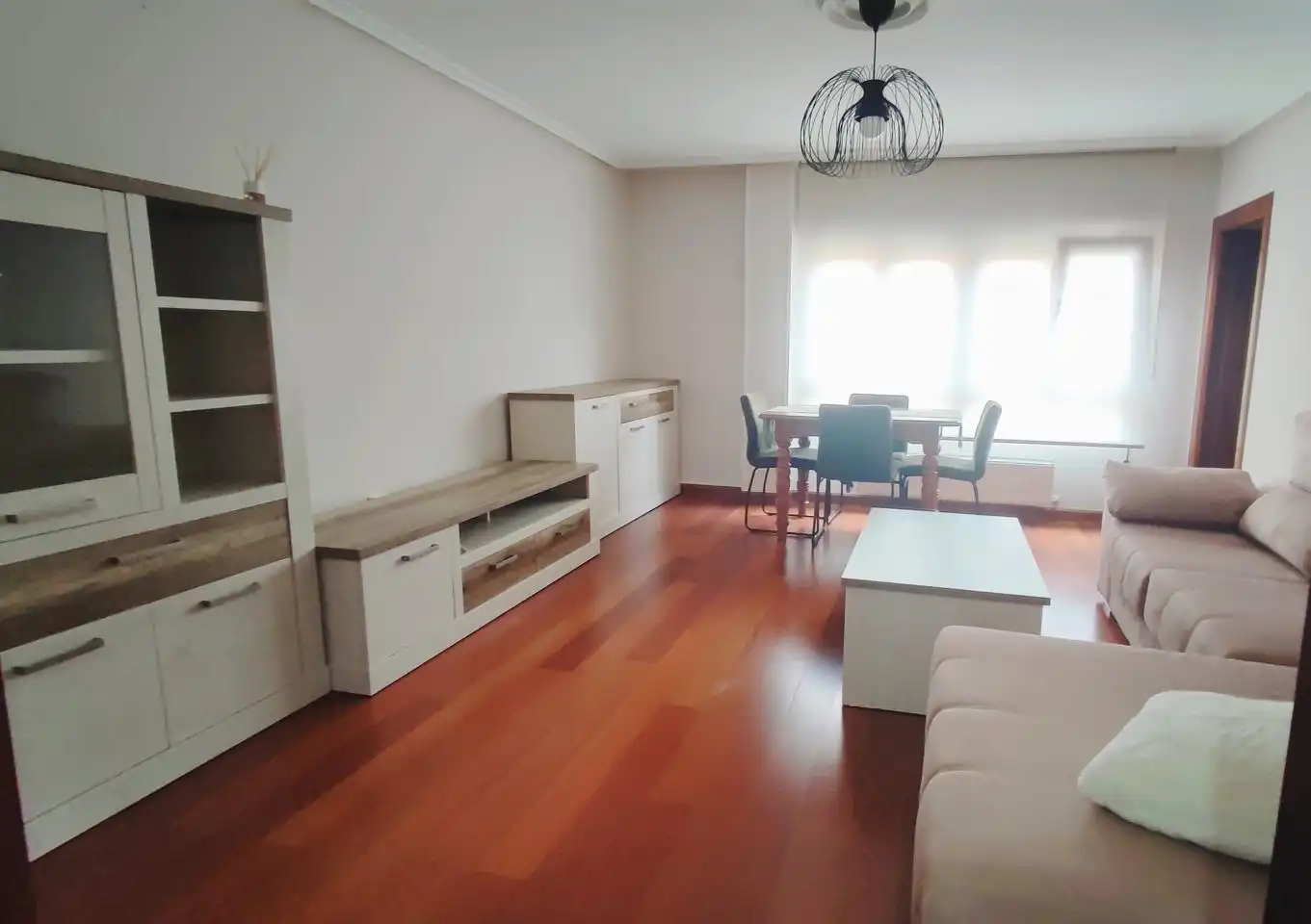 Living room of Flat for sale in Mieres (Asturias)  with Heating, Parquet flooring and Storage room